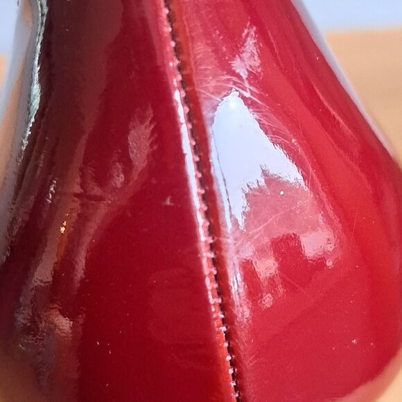 Christian Louboutin SINGLE LEFT SHOE Pumps Patent Bordeaux 40.5 Red Amputee - Picture 9 of 16